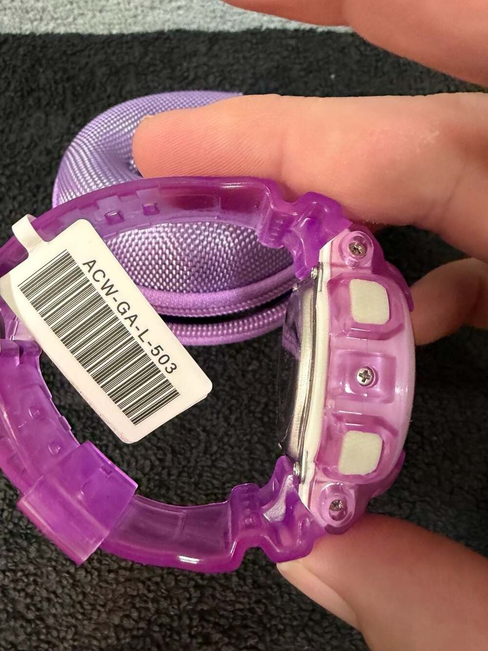 NWT Invicta Activa Digital Sports Watch Purple Transparent Resin - Picture 4 of 8
